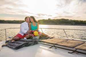 Contact Lake Travis Yacht Rentals for your engagement photo shoot