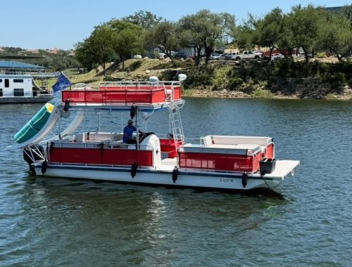 Shenanigans - 19 Passenger Double-deck Party Boat with TWO Water Slides